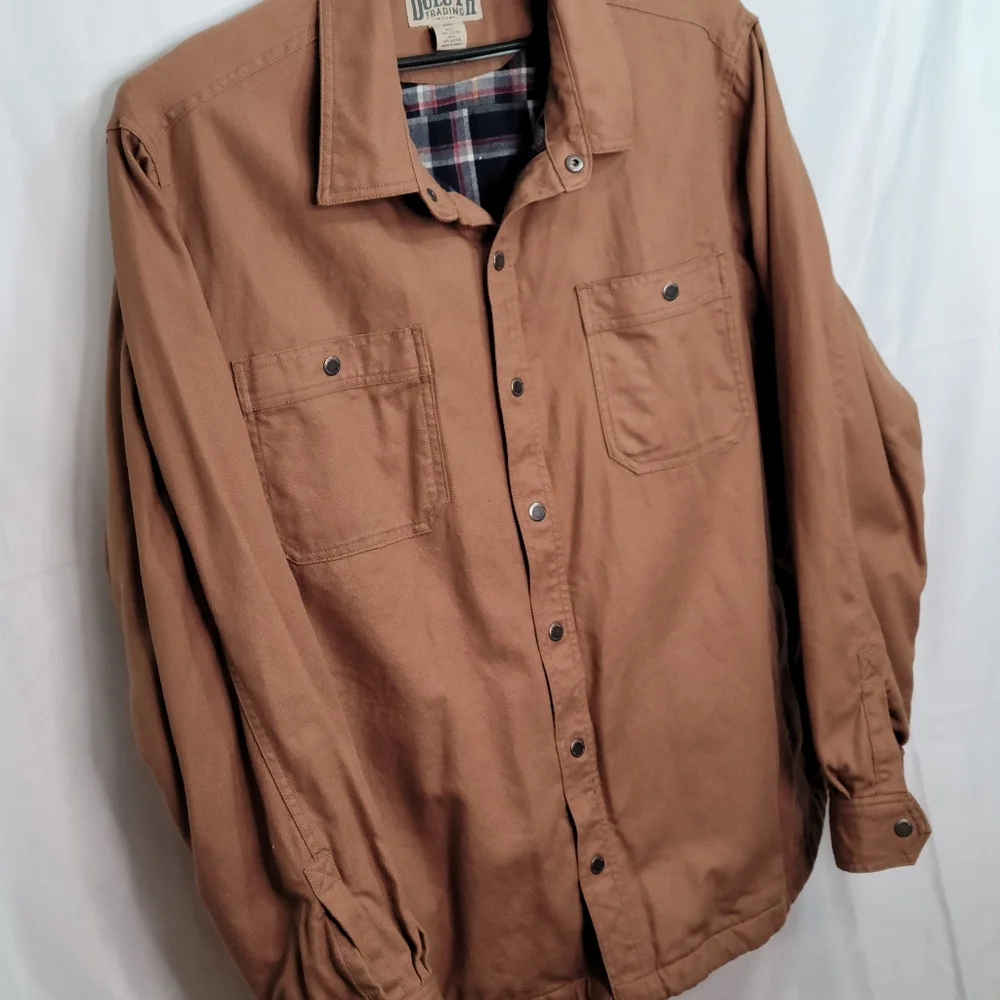 Duluth Trading co. Men’s Fire Hose Flannel-Lined Jacket 2XL - Picture 5 of 14